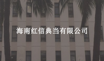 海南红信典当有限公司